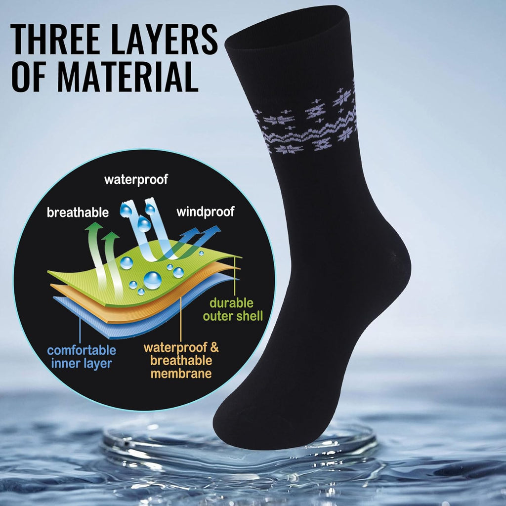 Unisex Waterproof Socks 2.0 - Ultra Thin, Lightweight, Breathable for Sports Outdoor Activities