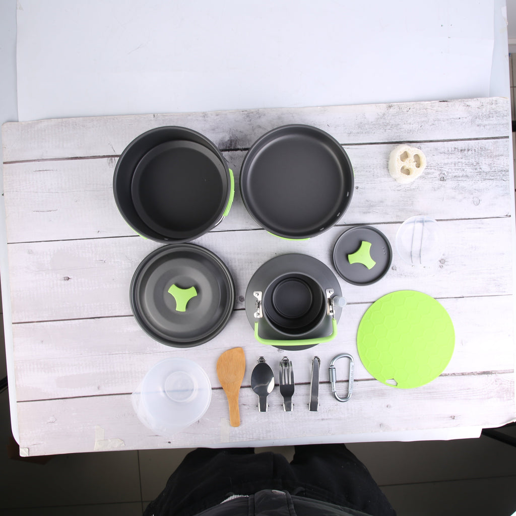 16 Pcs Emergency Cooking Ware Set