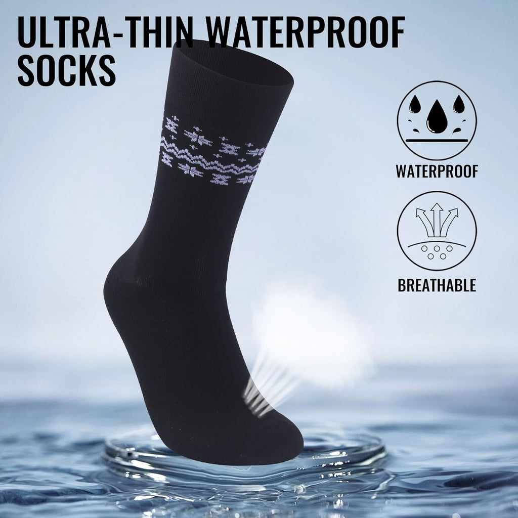 Unisex Waterproof Socks 2.0 - Ultra Thin, Lightweight, Breathable for Sports Outdoor Activities