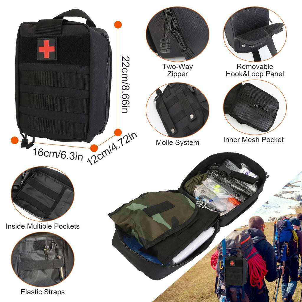 121 Pcs Per Set Survival Kits Professional Emergency Bag